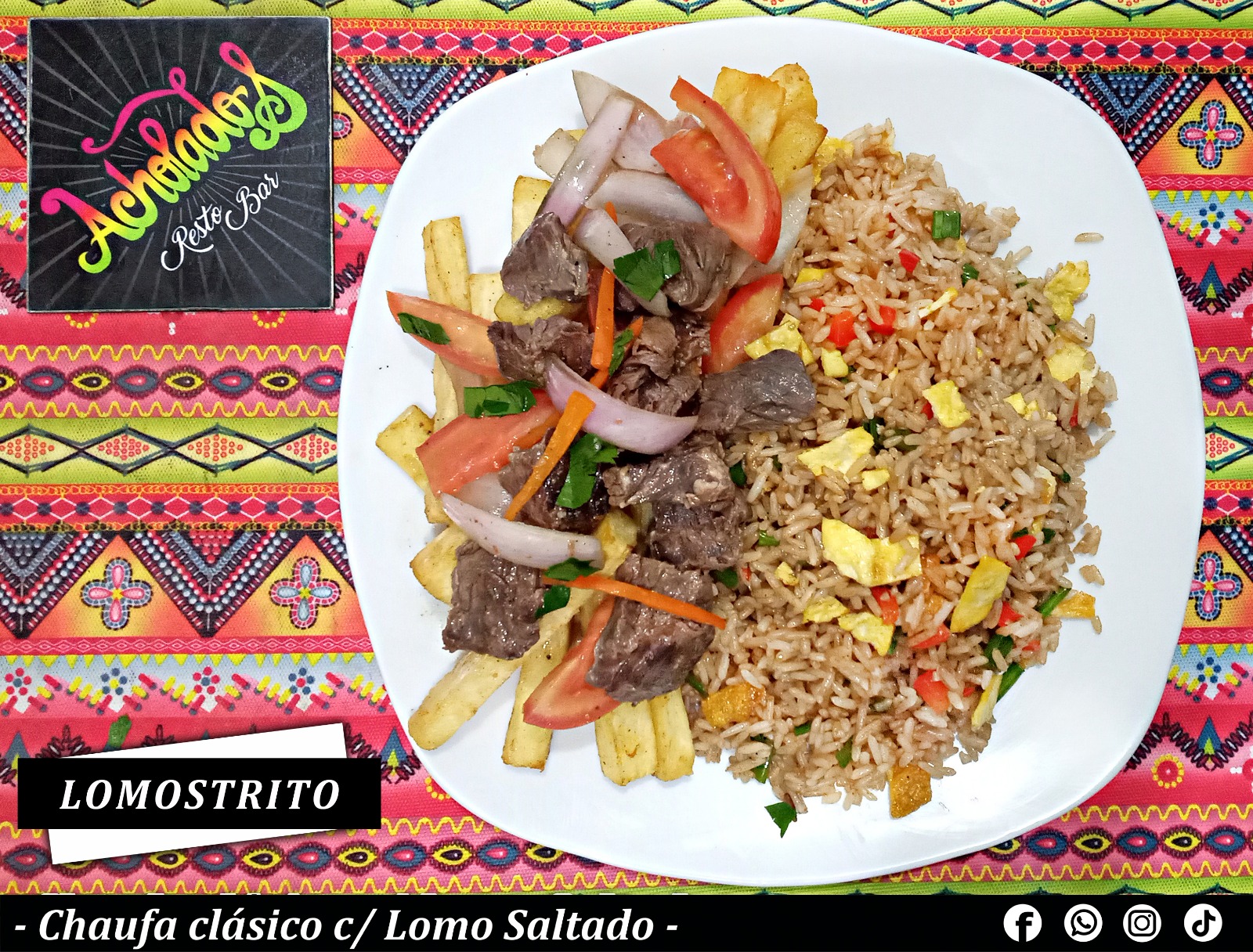 Chaufa con lomo saltado