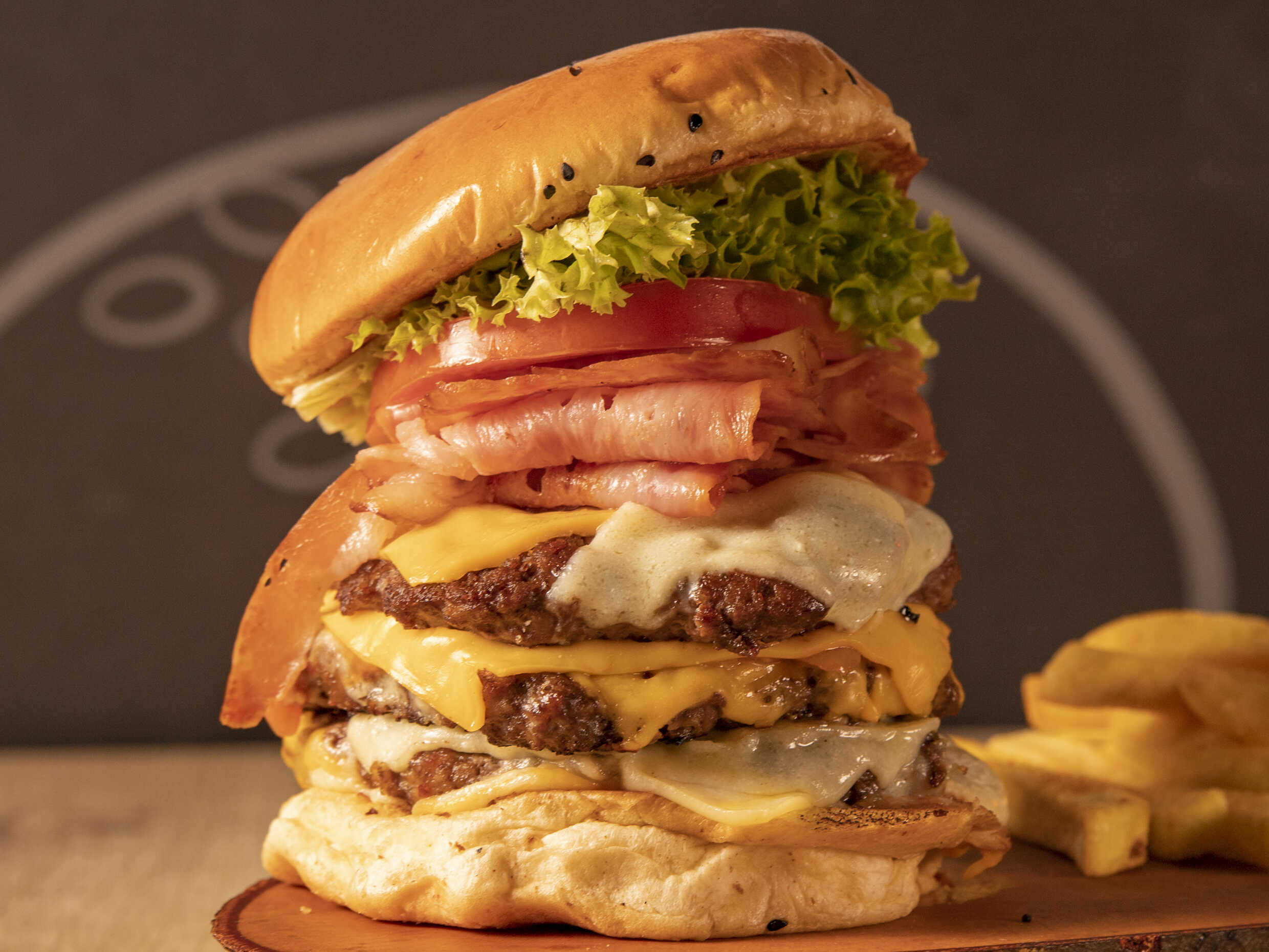 Hamburguesa Triple Mela