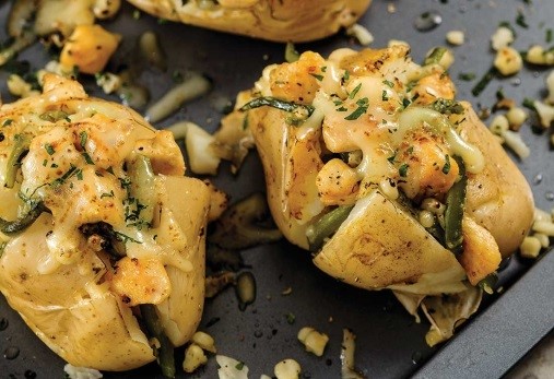 Papa Rellena de Pollo