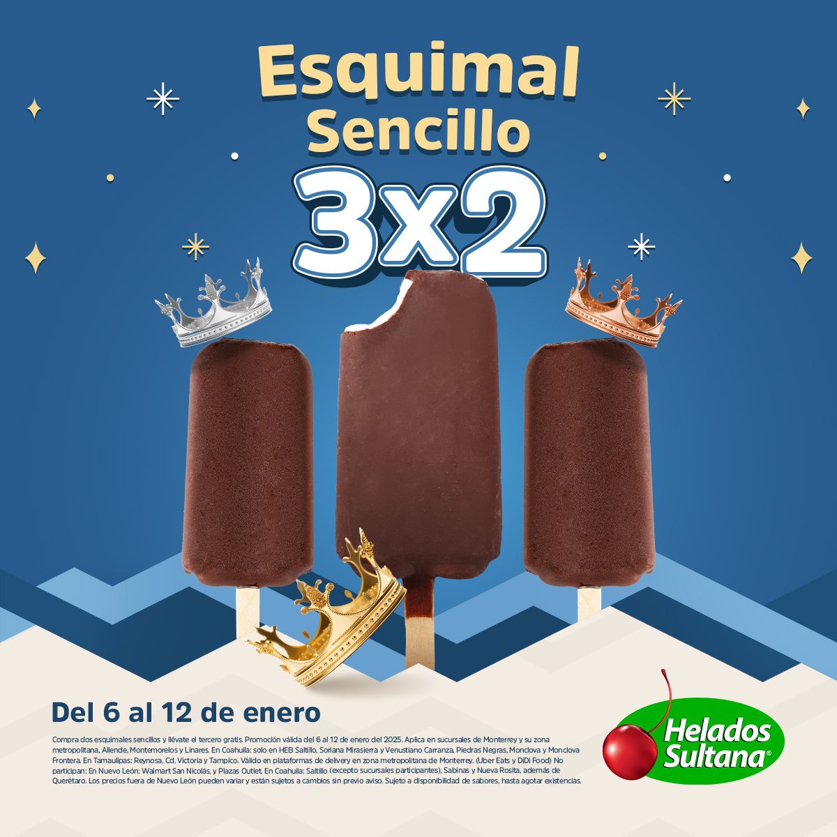 Esquimal Sencillo 3x2