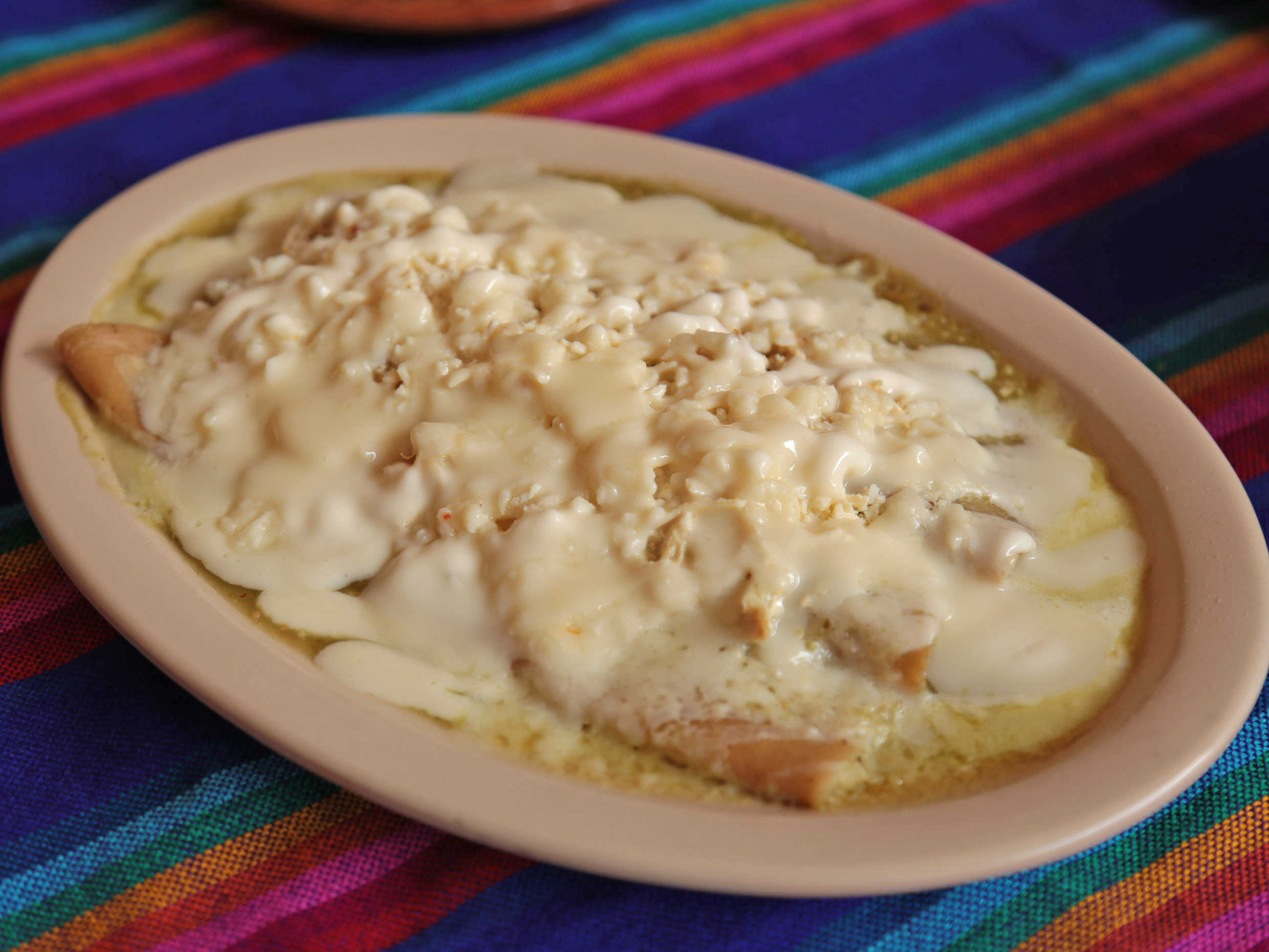 Enchiladas Verdes Gratinadas