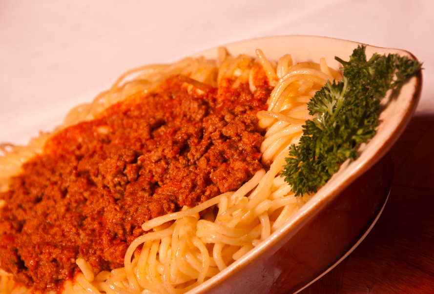Espagueti Carne