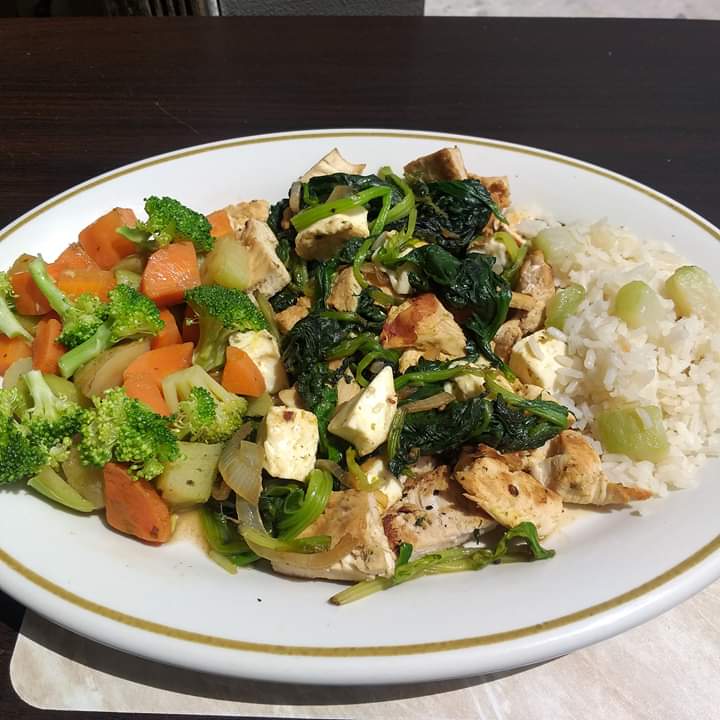 Pechuga con Espinacas