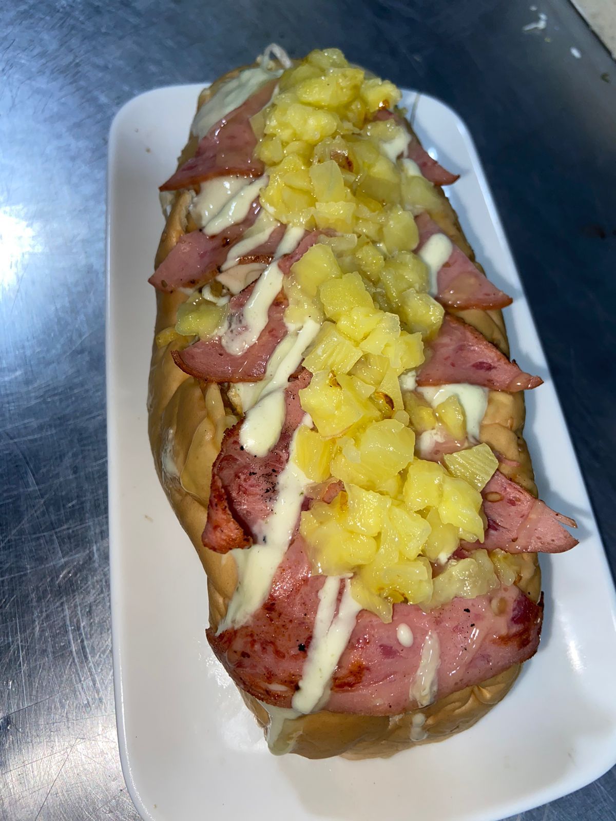 Perro Caliente Hawaiano