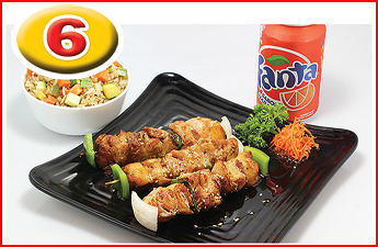 Combo Yakitori + Yakimeshi + Refresco
