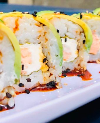 Salmon Teriyaki Roll