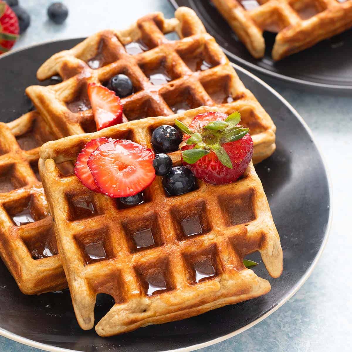 Waffle Mermelada de Fresa