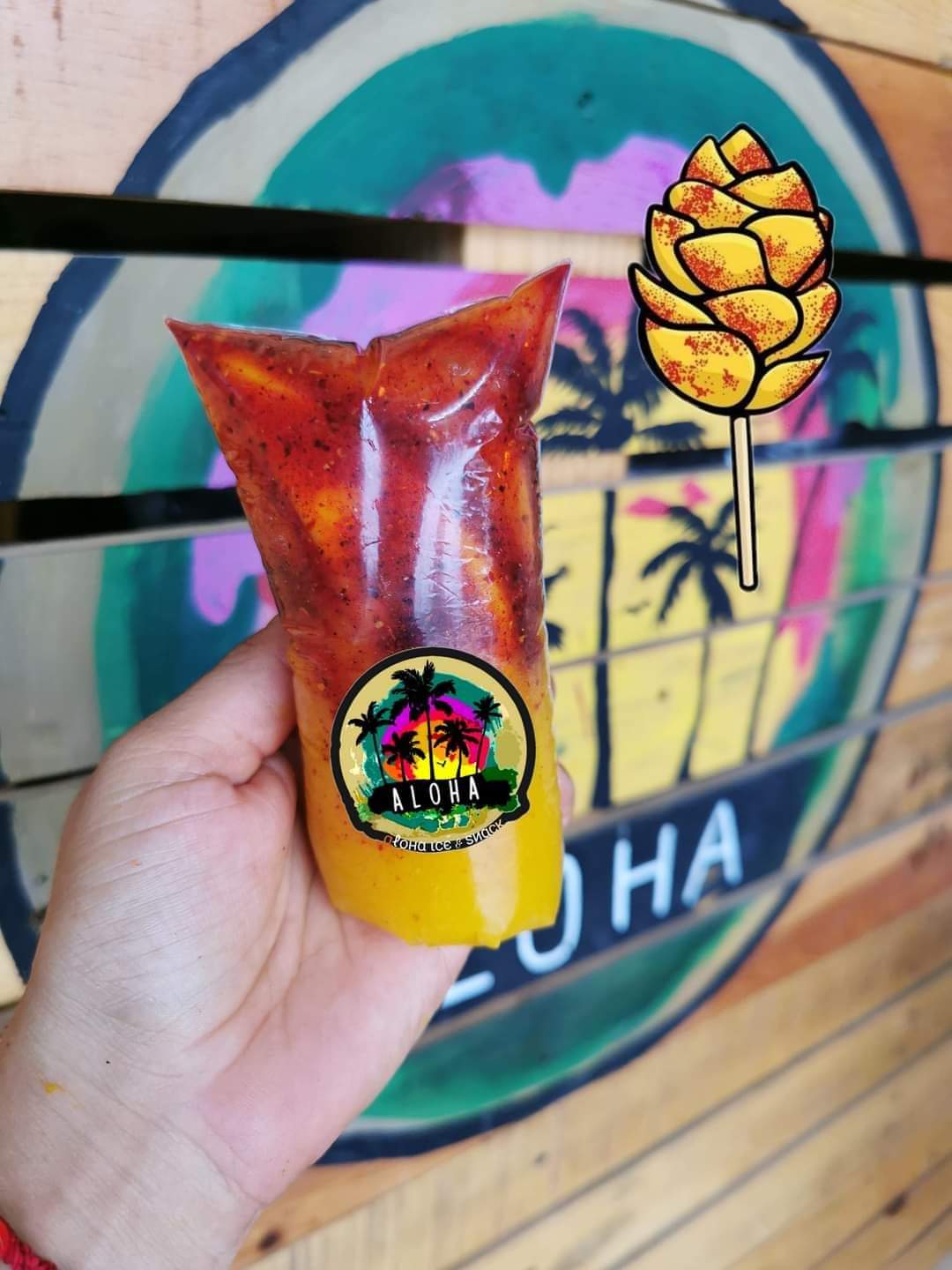 Boli Mangongonada "Mango con chile y chamoy"