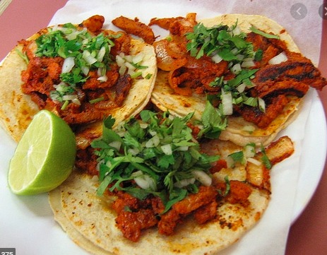 Taco de Pastor (Tortilla Calentada)