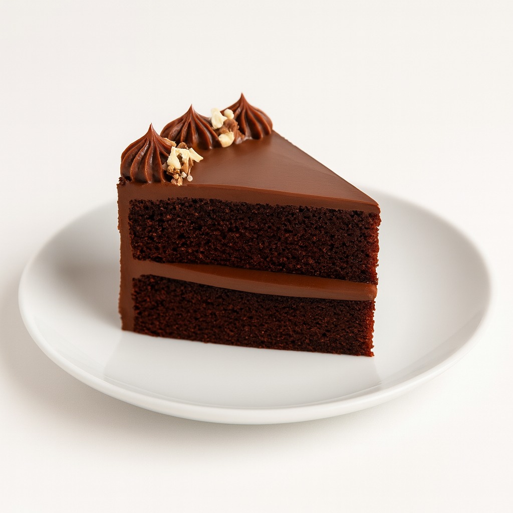 Porción Torta de Chocolate Triangular