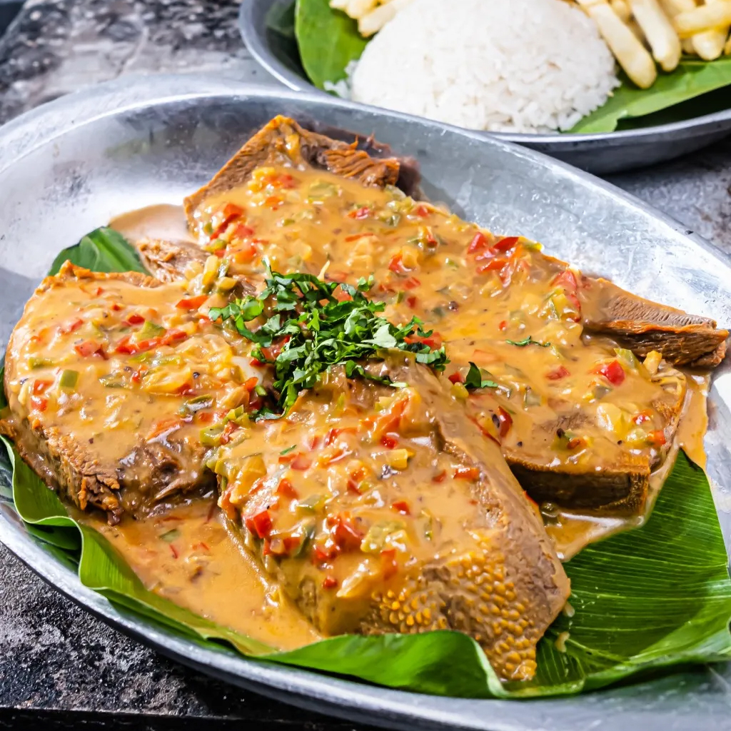 Lengua en Salsa Agridulce