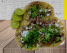 Taco de bistec.