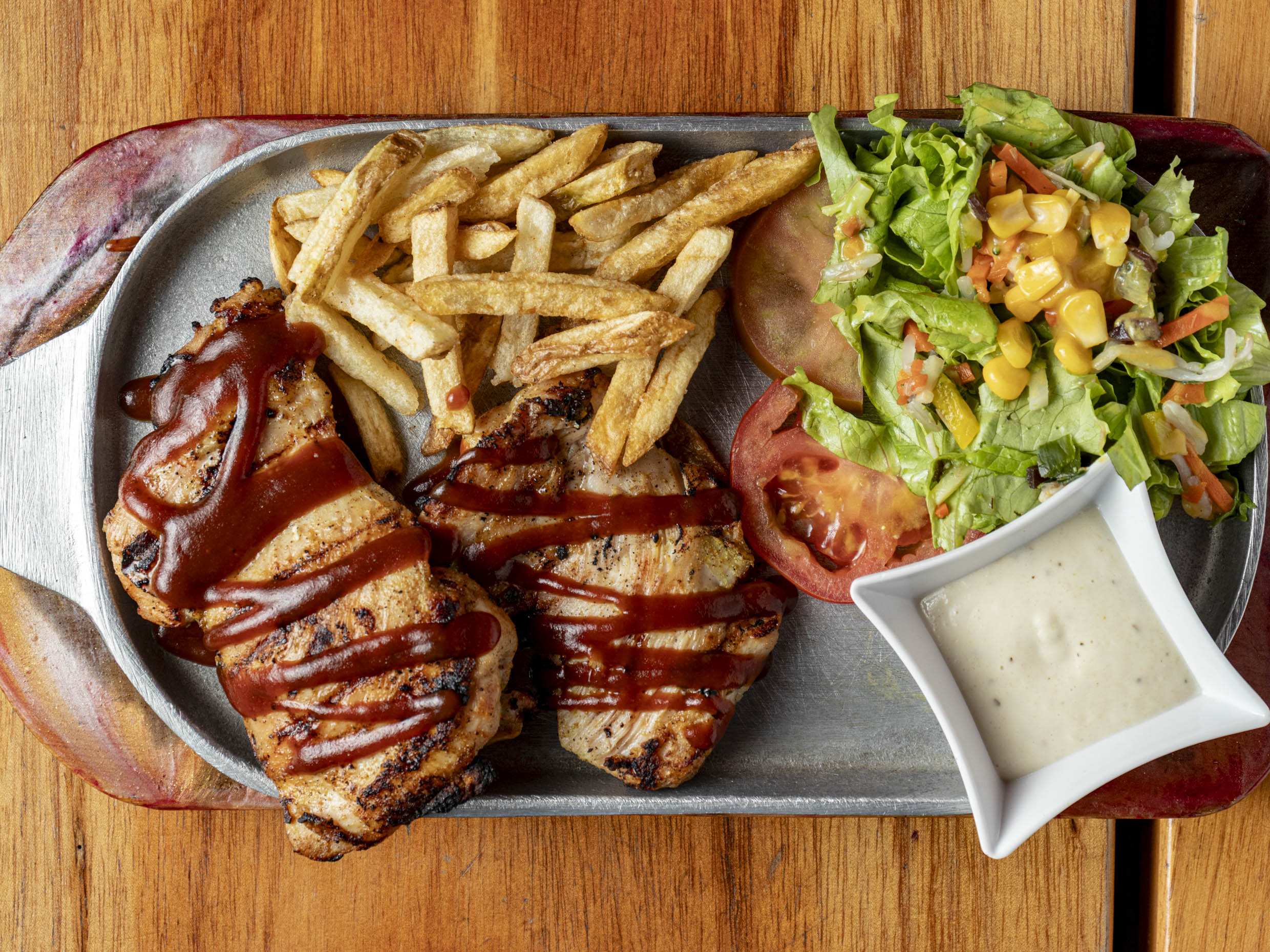 Menú Churrasco de Pollo