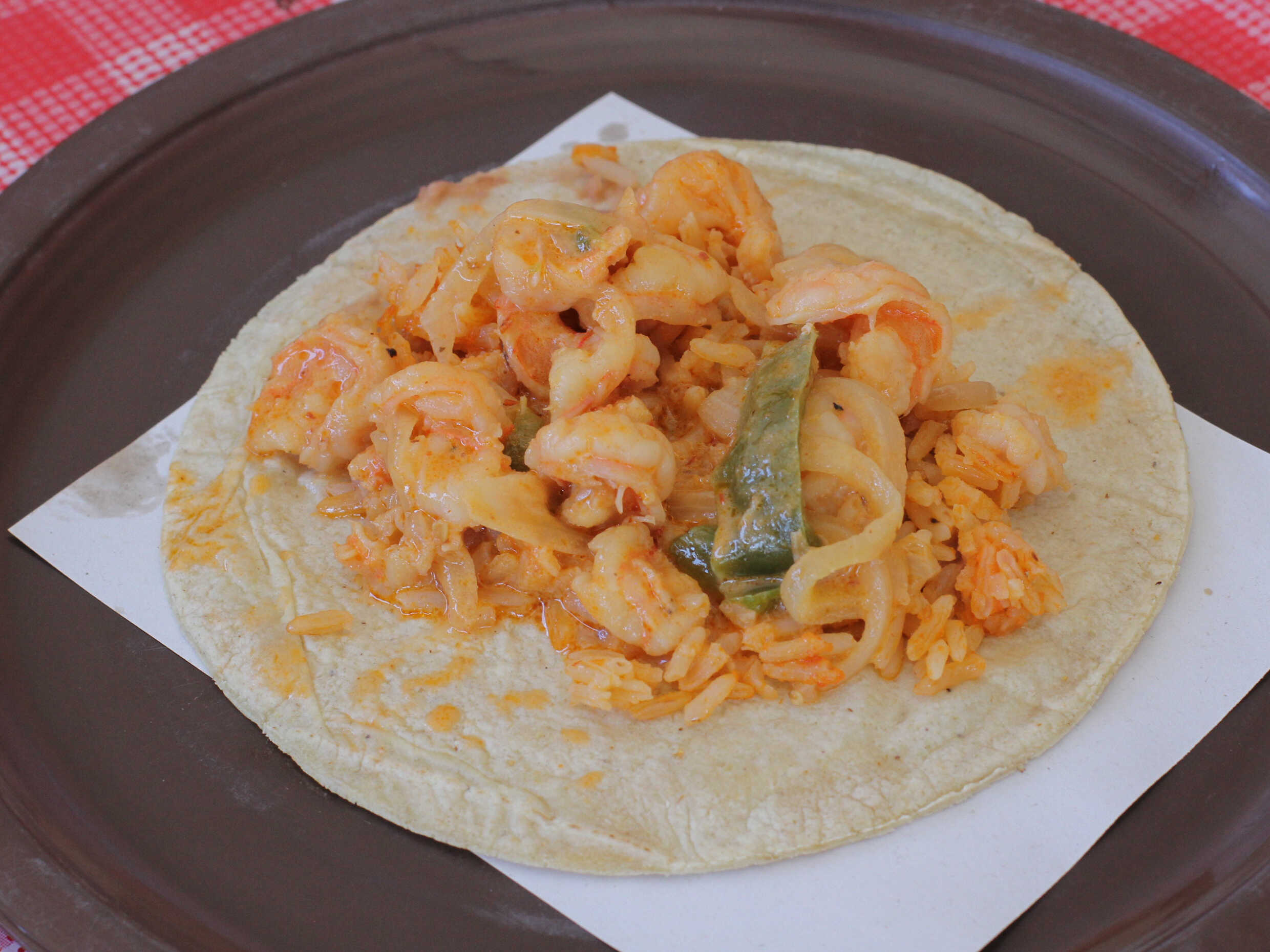 Taco de Camarón Vianda