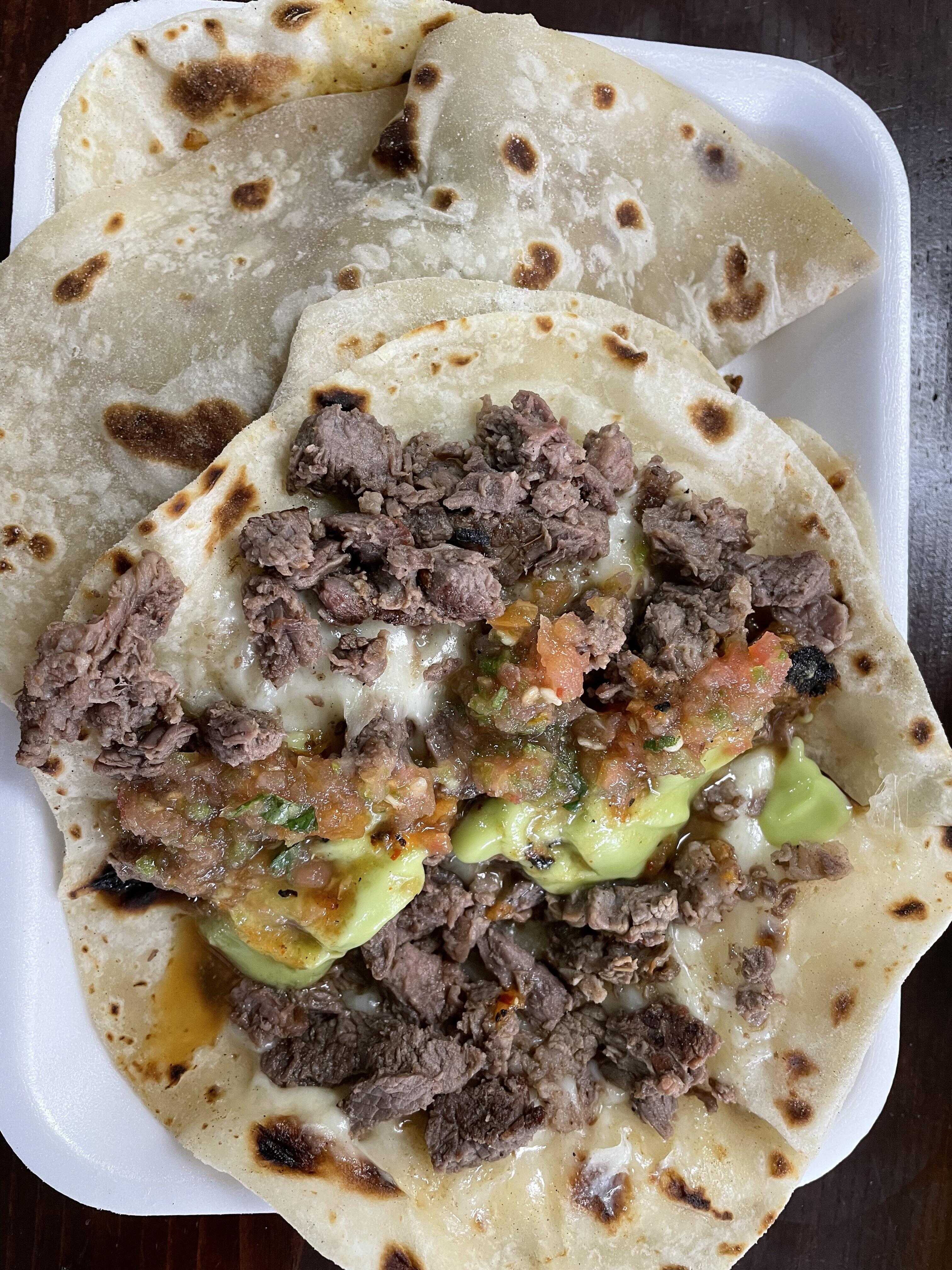 Taco de Harina Asada