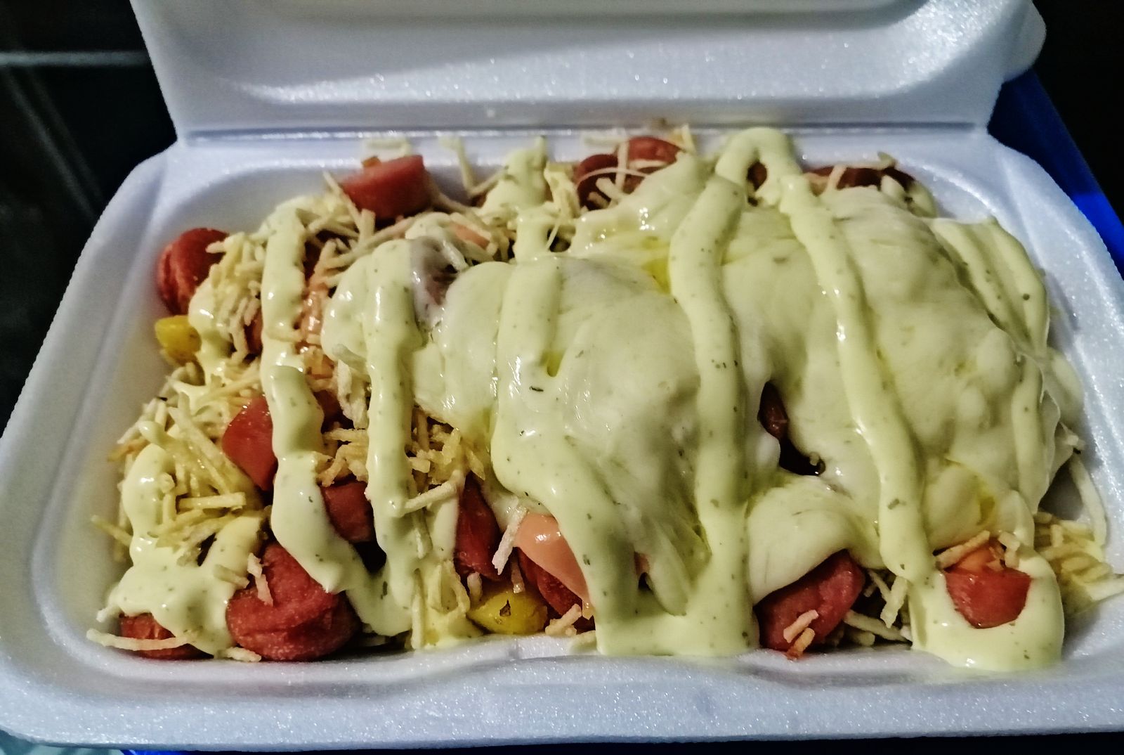Salchipapa Gratinada + Coca Cola