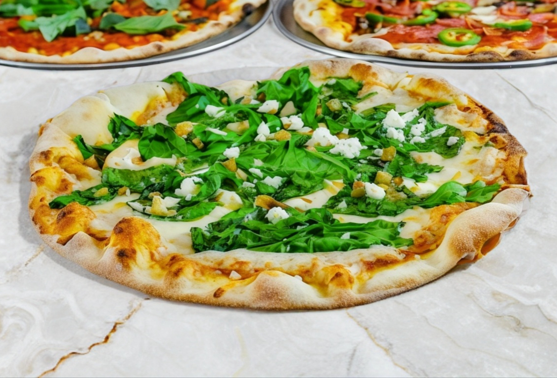 Pizza Vegan Margarita MED 12"/2Per