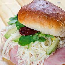 Cemita de jamón.
