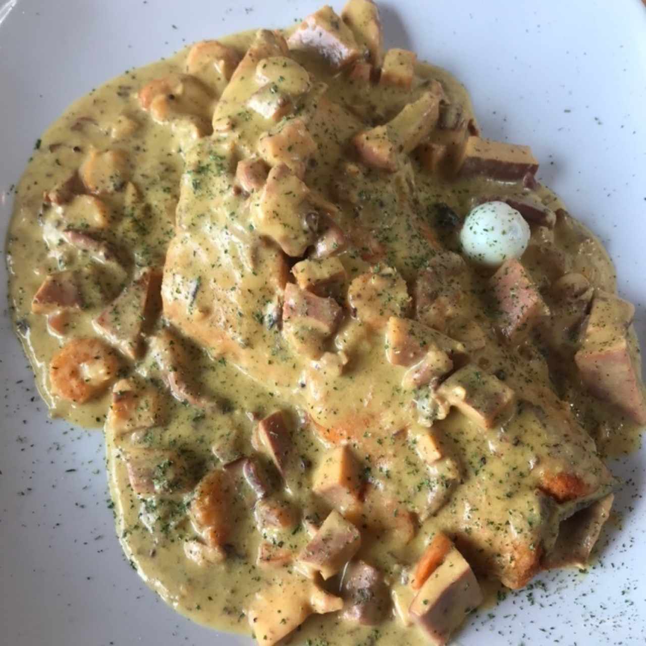 Filete de Salmon a la Marinera