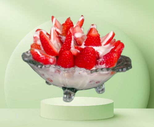 Fresas con Crema Pequeñas
