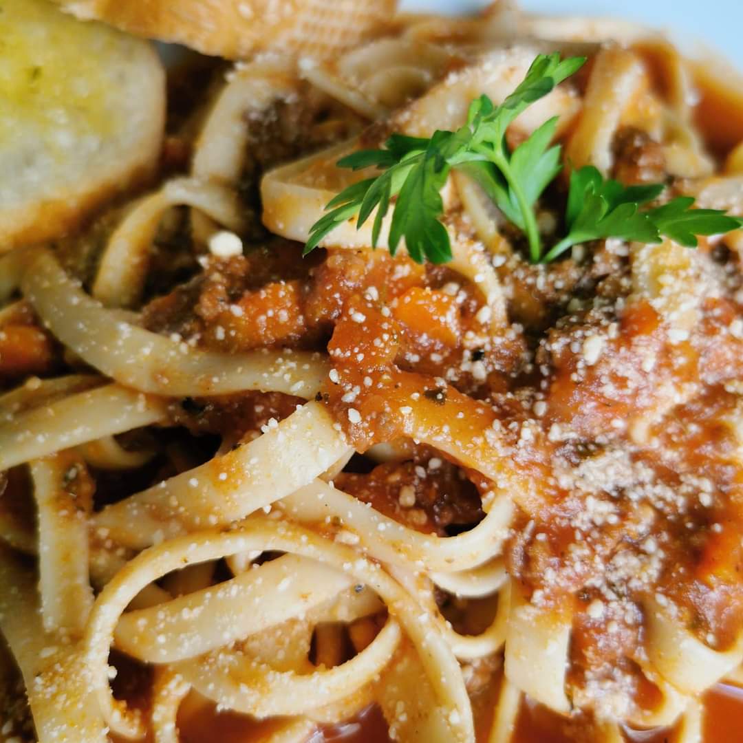 Espagueti  con Crema