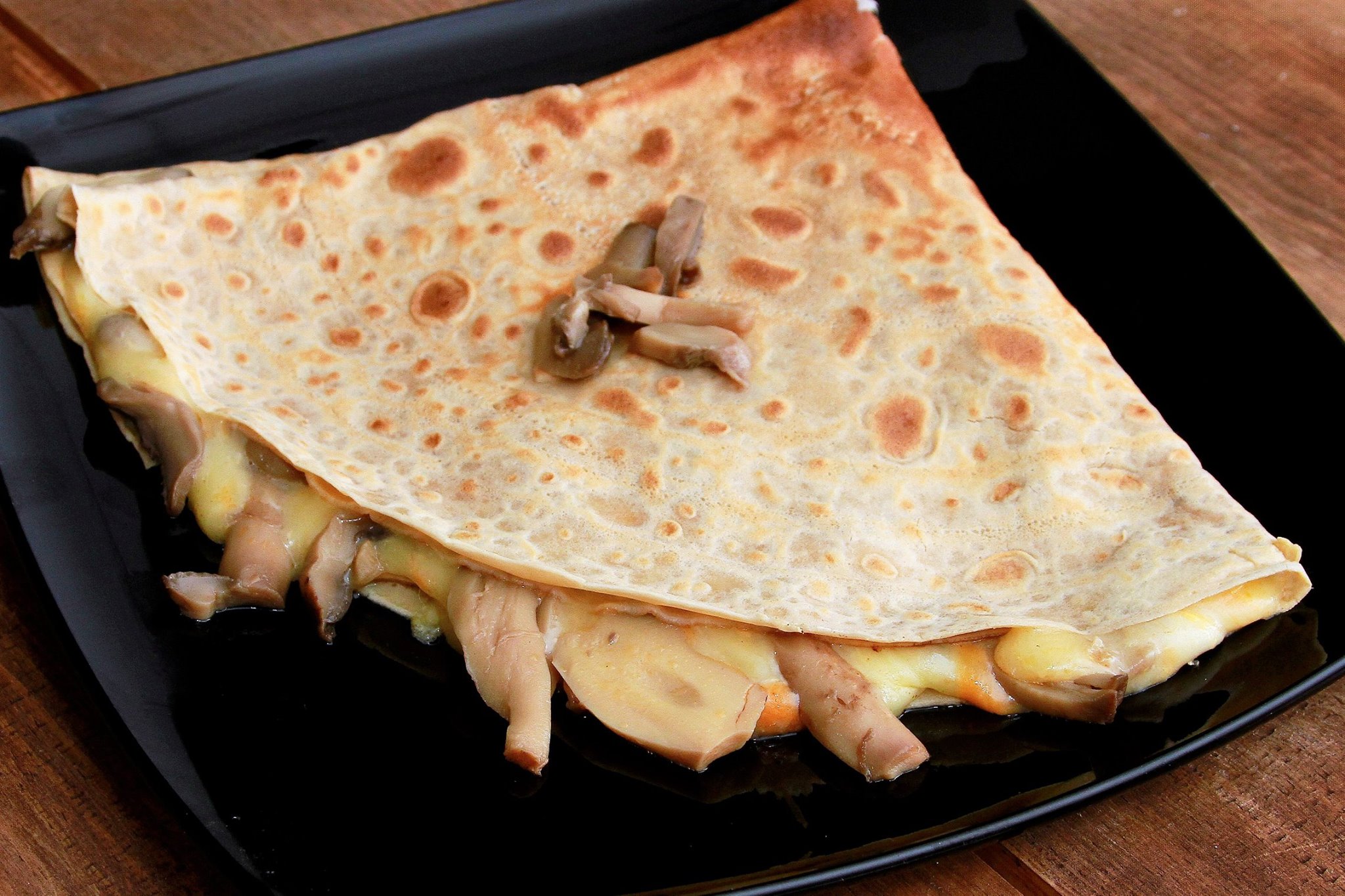 Crepas Saladas con 2 Ingredientes