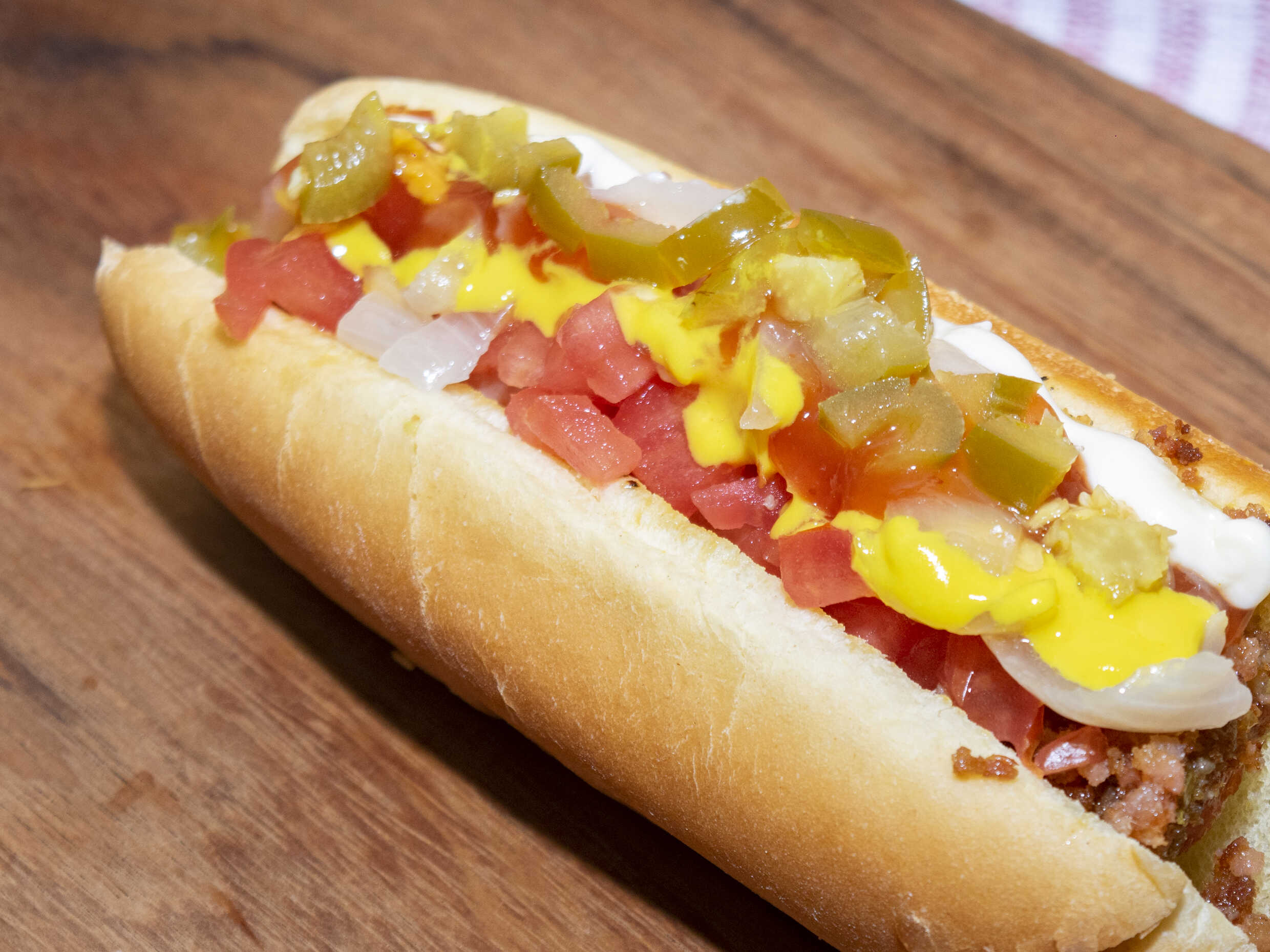 Hot Dog con Tocino