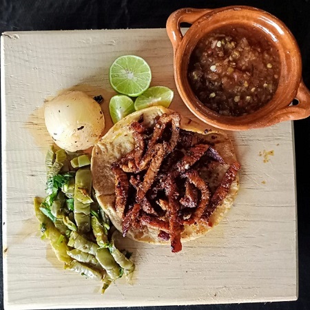 Taco de Carne Enchilada