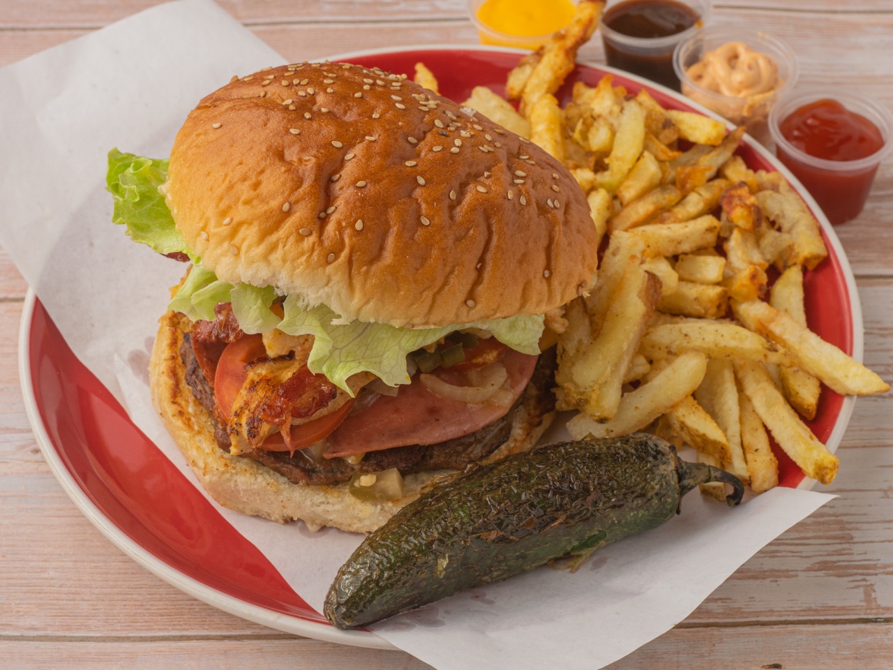 Hamburguesa Clásica (Sin Papas)