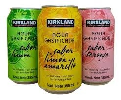 Agua Mineral Kirkland Sabor Limón