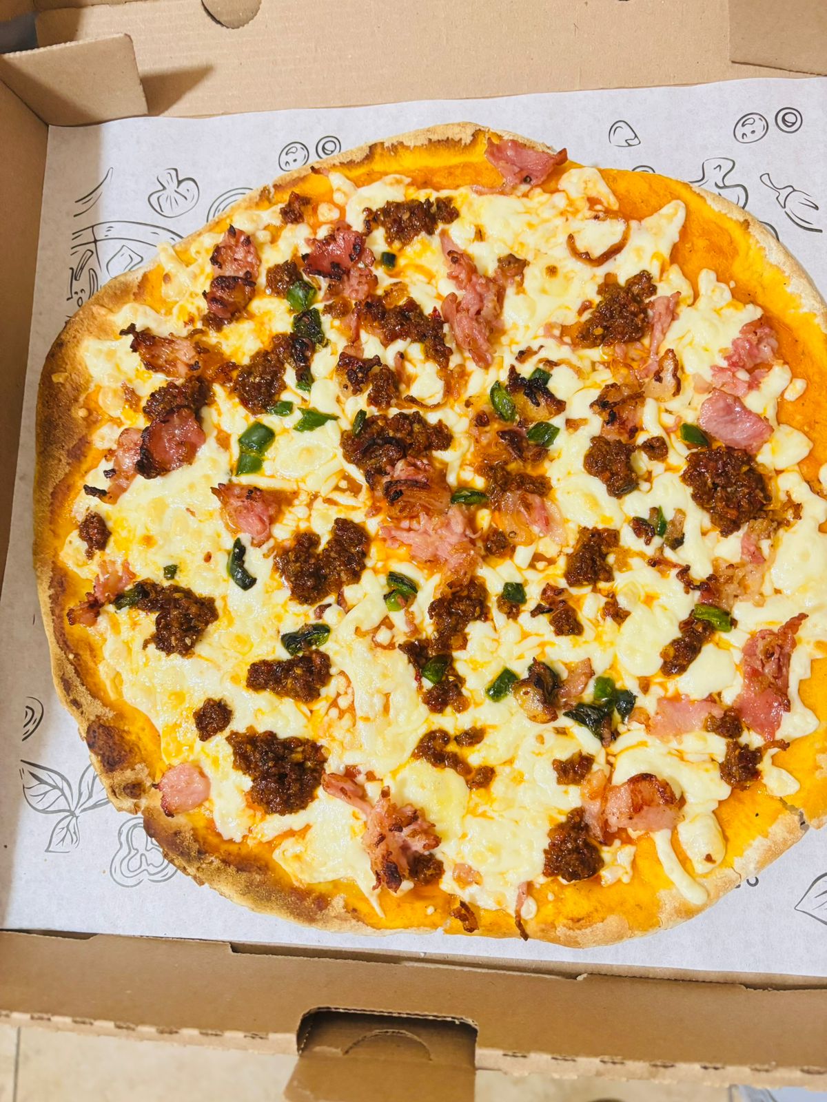 Pizza Ranchera Familiar