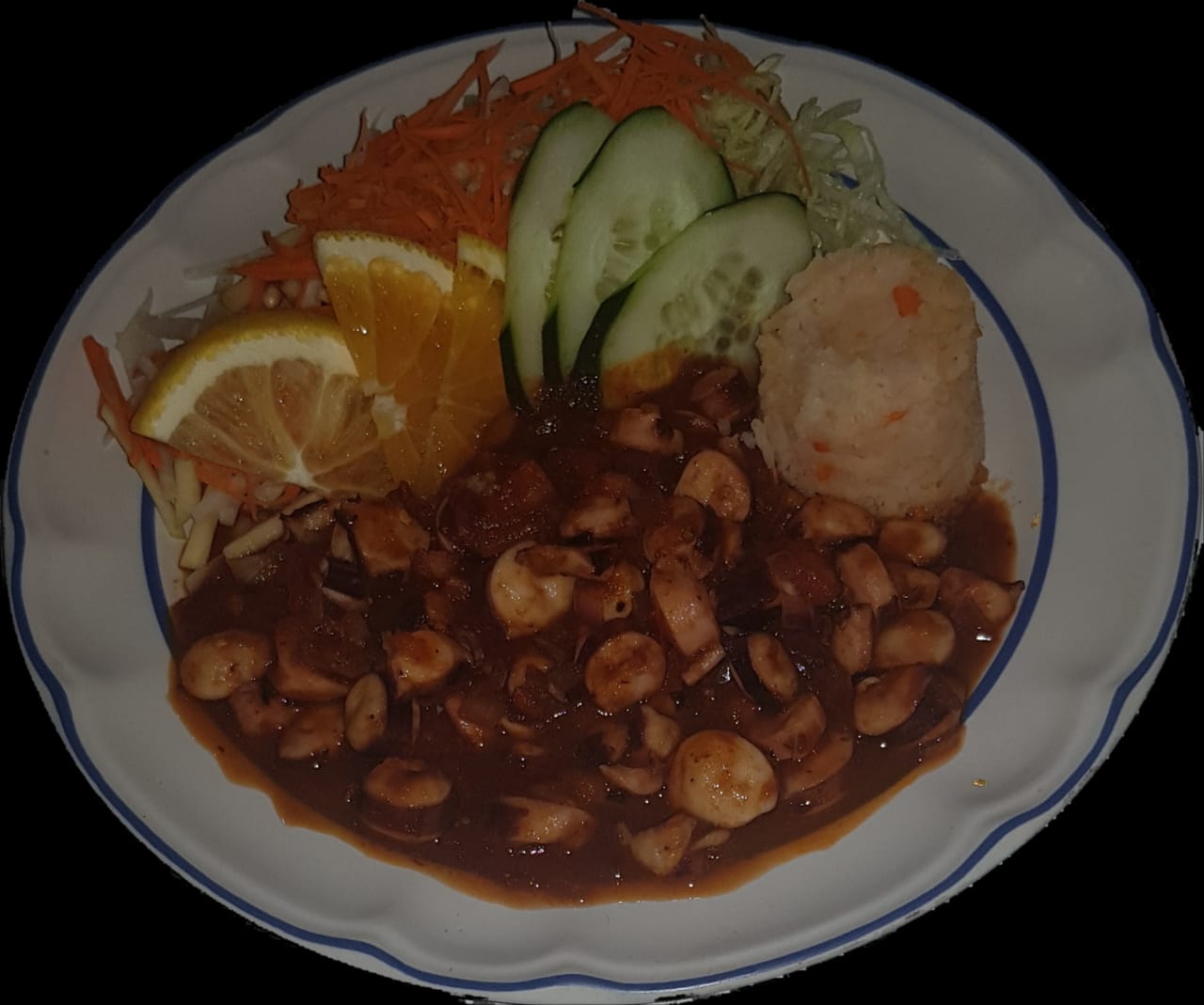 Pulpo en Chipotle