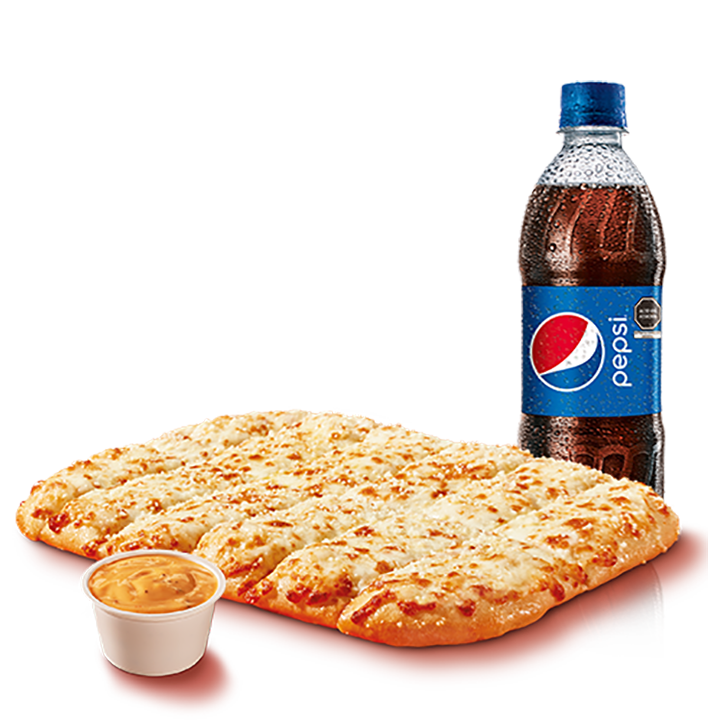 Crazy Cheese Bread + Gaseosa + Dip