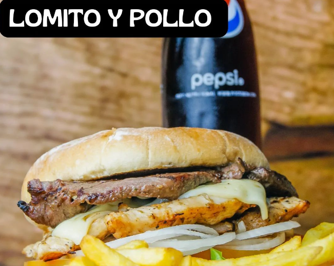 Hamburguesa Lomito y Pollo