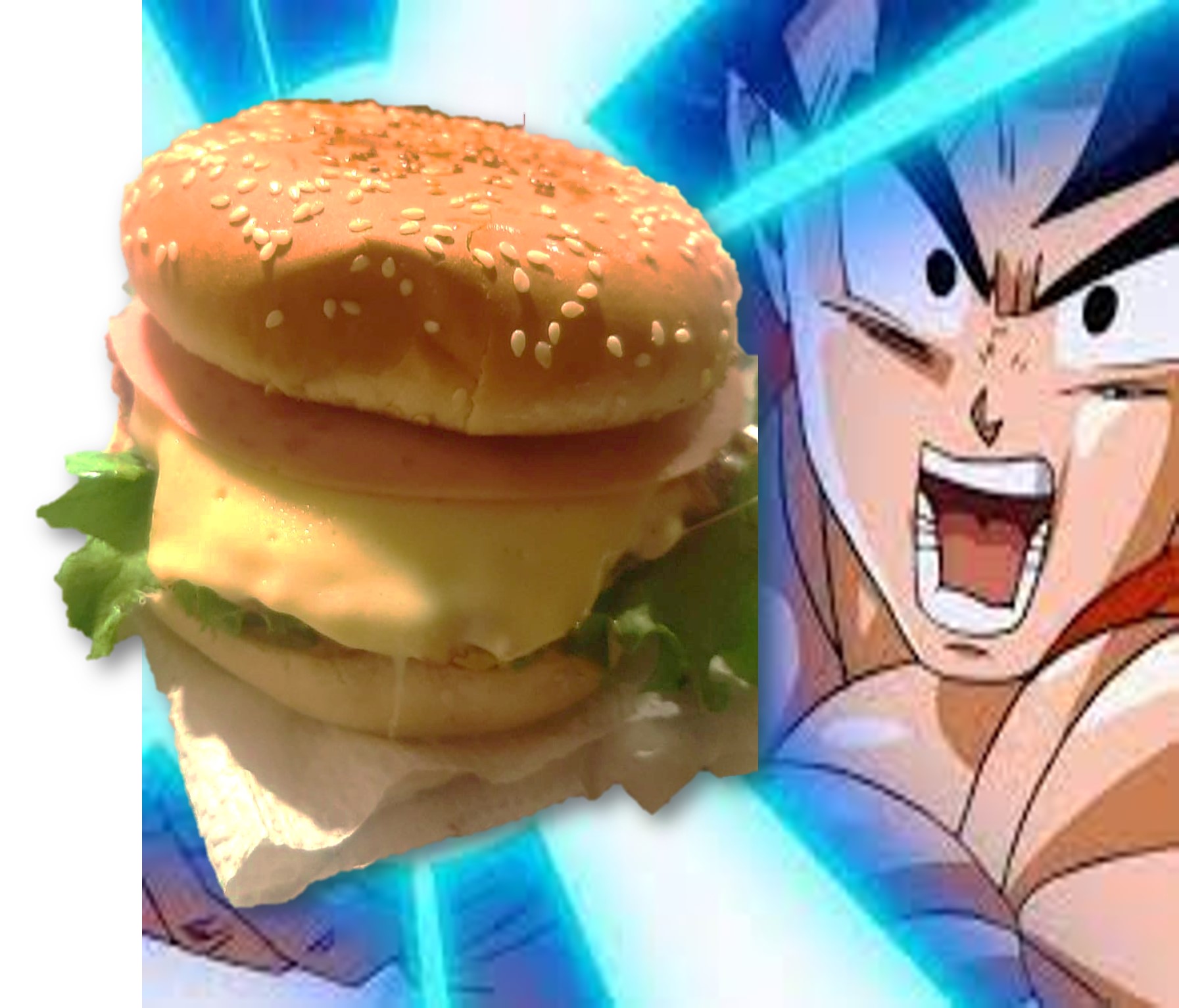 Hamburguesa Super Saiyajin Fase 3 *
