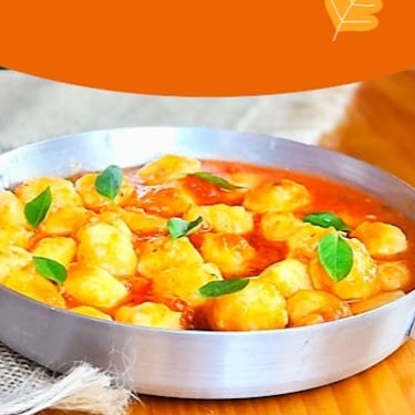 Nhoque de mandioquinha, a delicadeza da textura que se derrete na boca! Com nossos molhos, fica impssível escolher só um! Experimente todos e deixe-se levar pelos sabores irresistiveis deste prato delicioso.