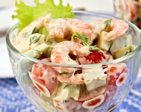 Ensalada de Camarones