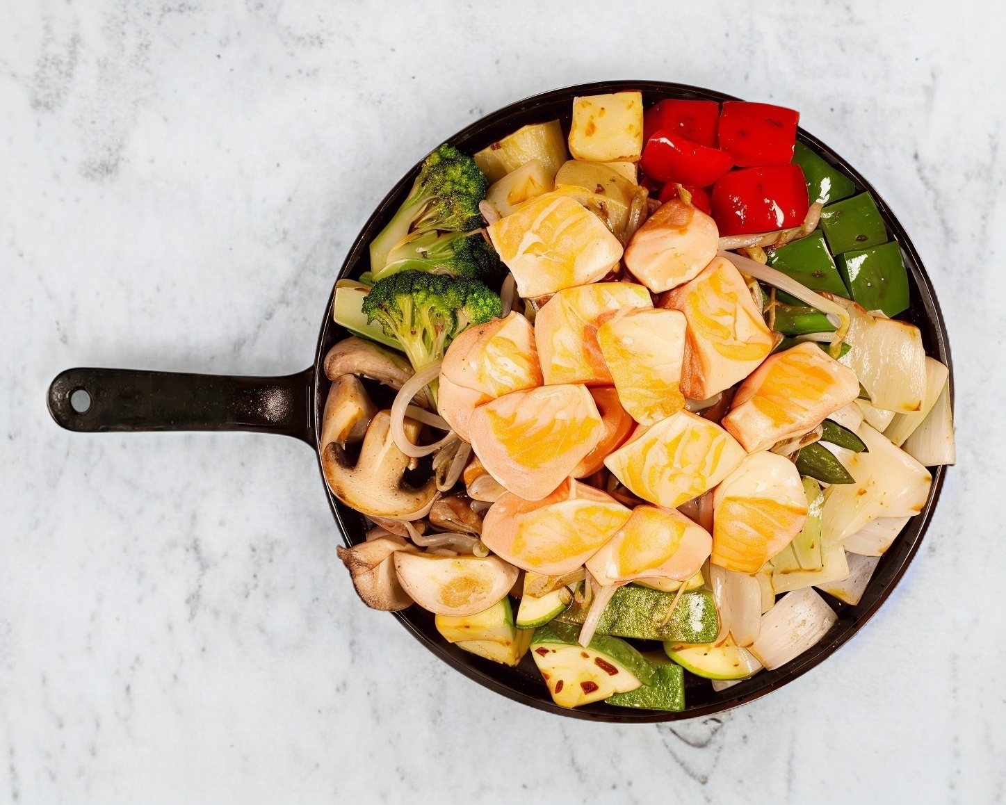 Teppanyaki de Salmon
