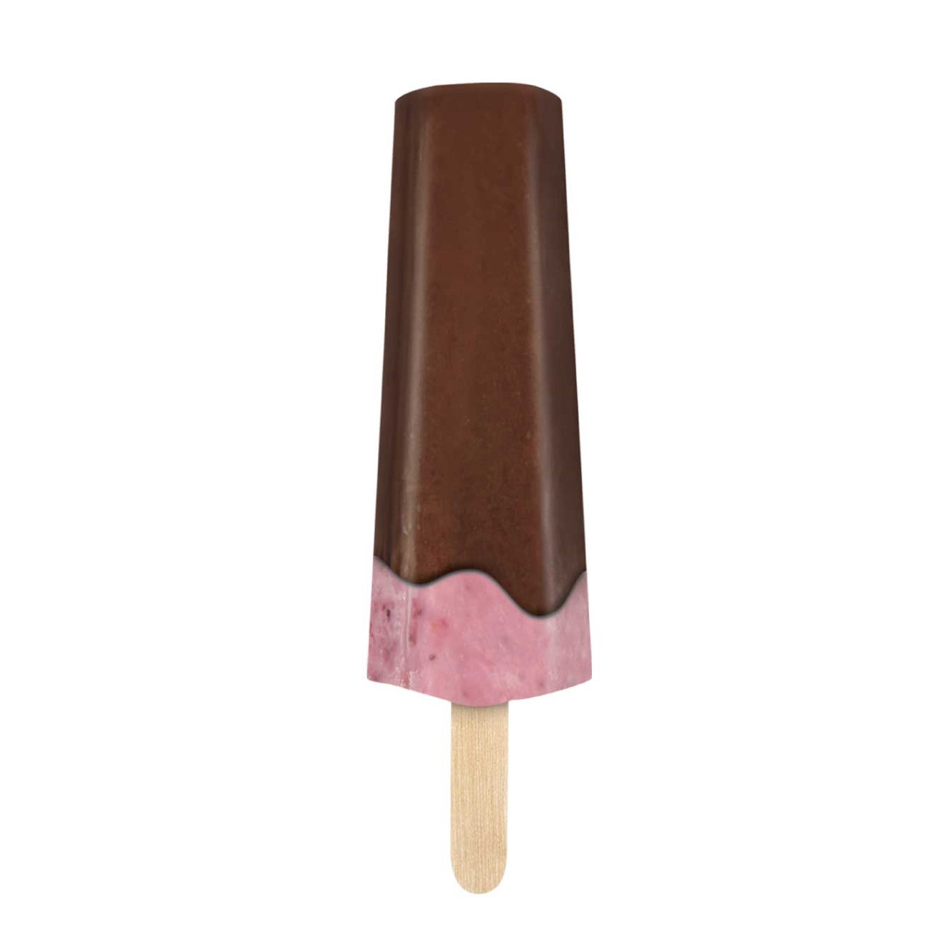 Paleta de Fresa Cubierta con Chocolate