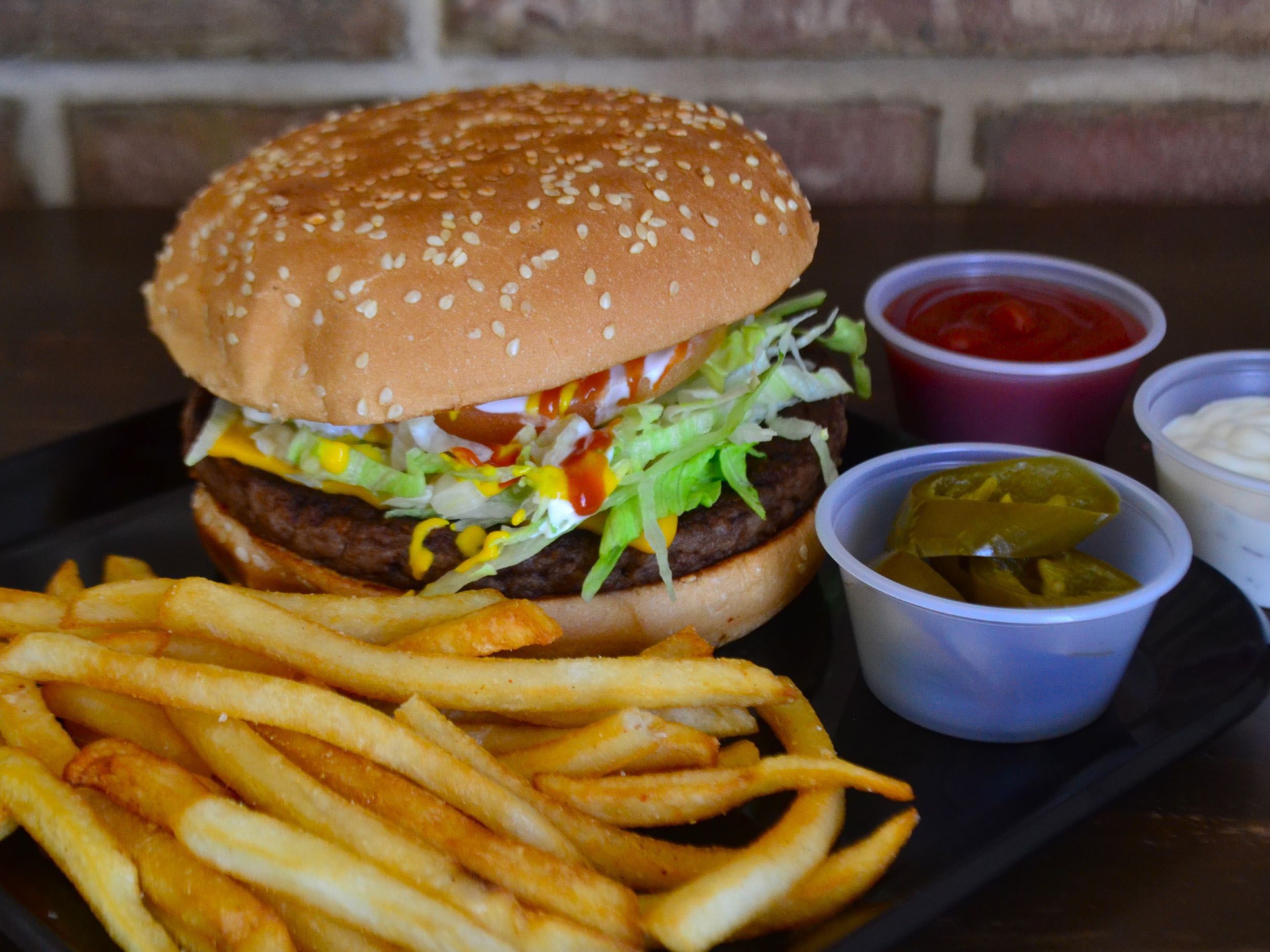 Hamburguesa Sencilla con papas