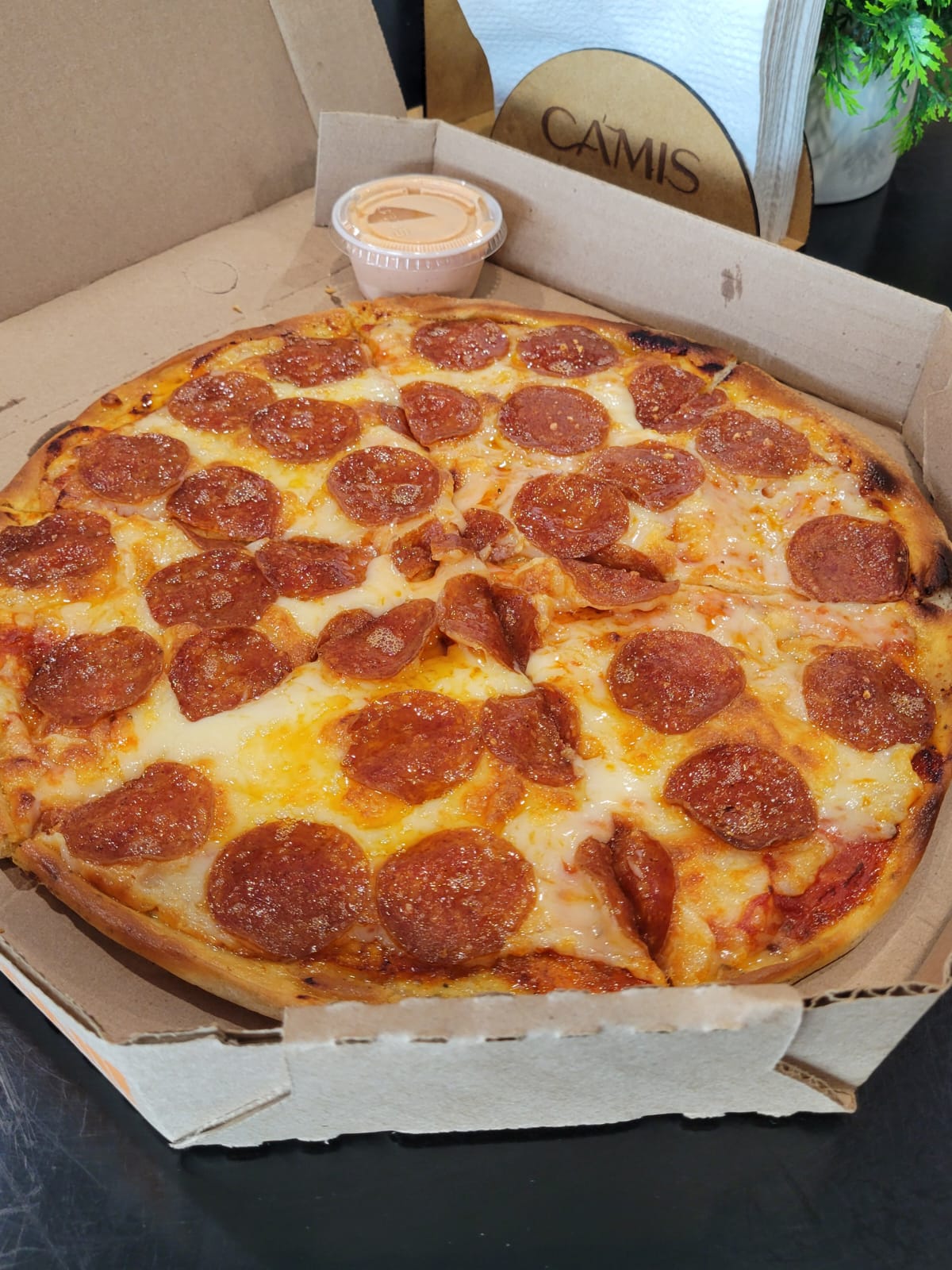 Pizza de Camarón Mediana