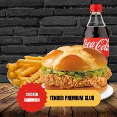 Combo Chicken Sándwich Tender Premium Club