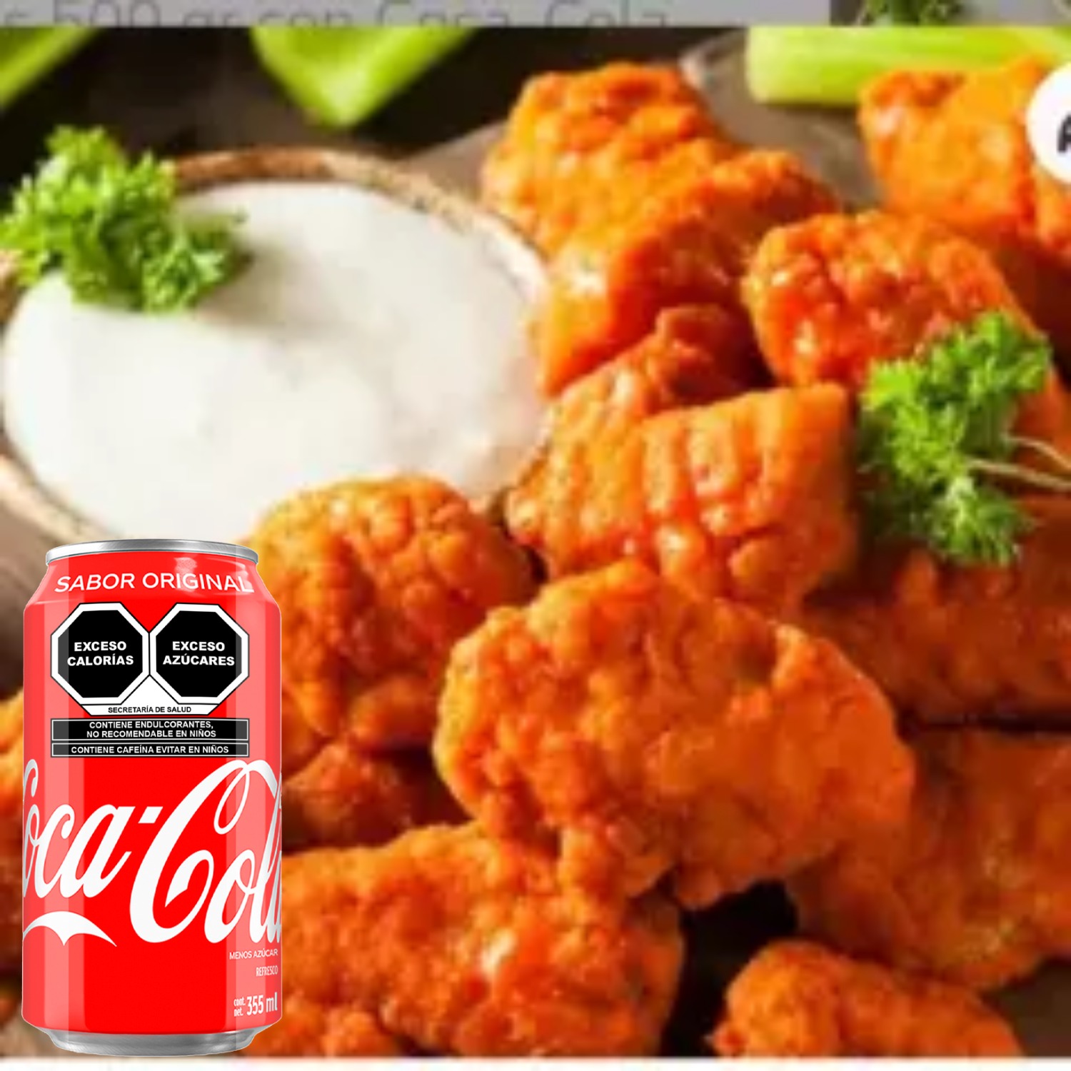 20 Boneless con 2 aderezos