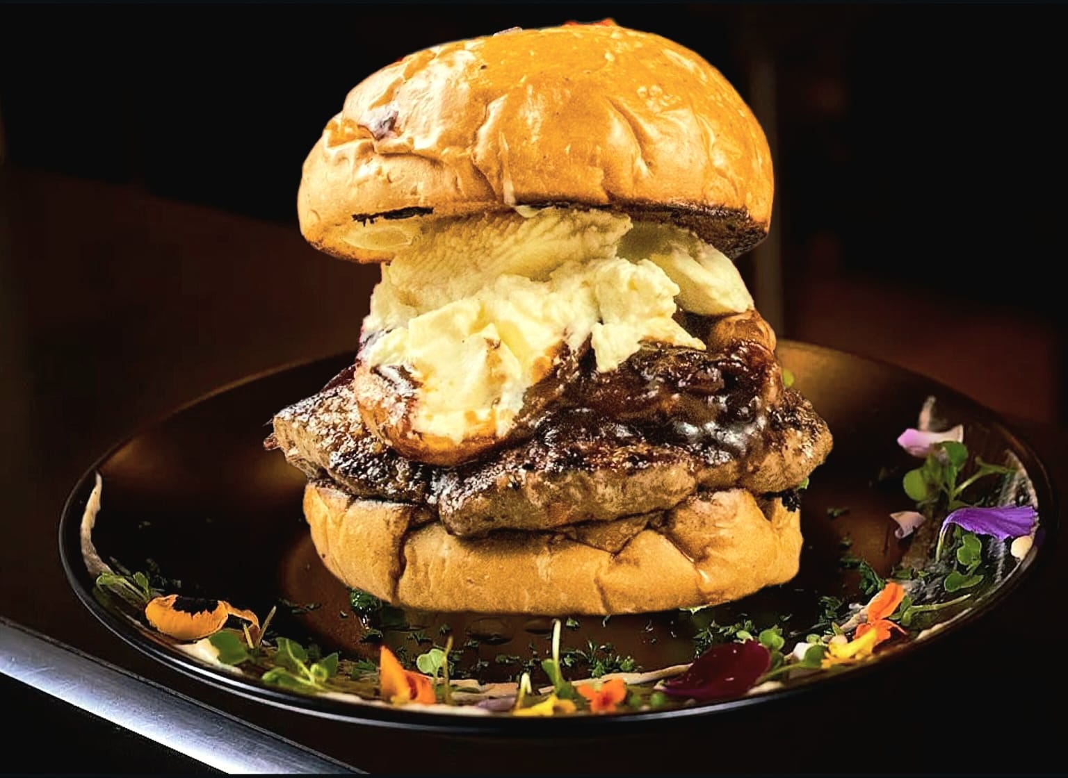 Burger Dulce Pecado + Papas