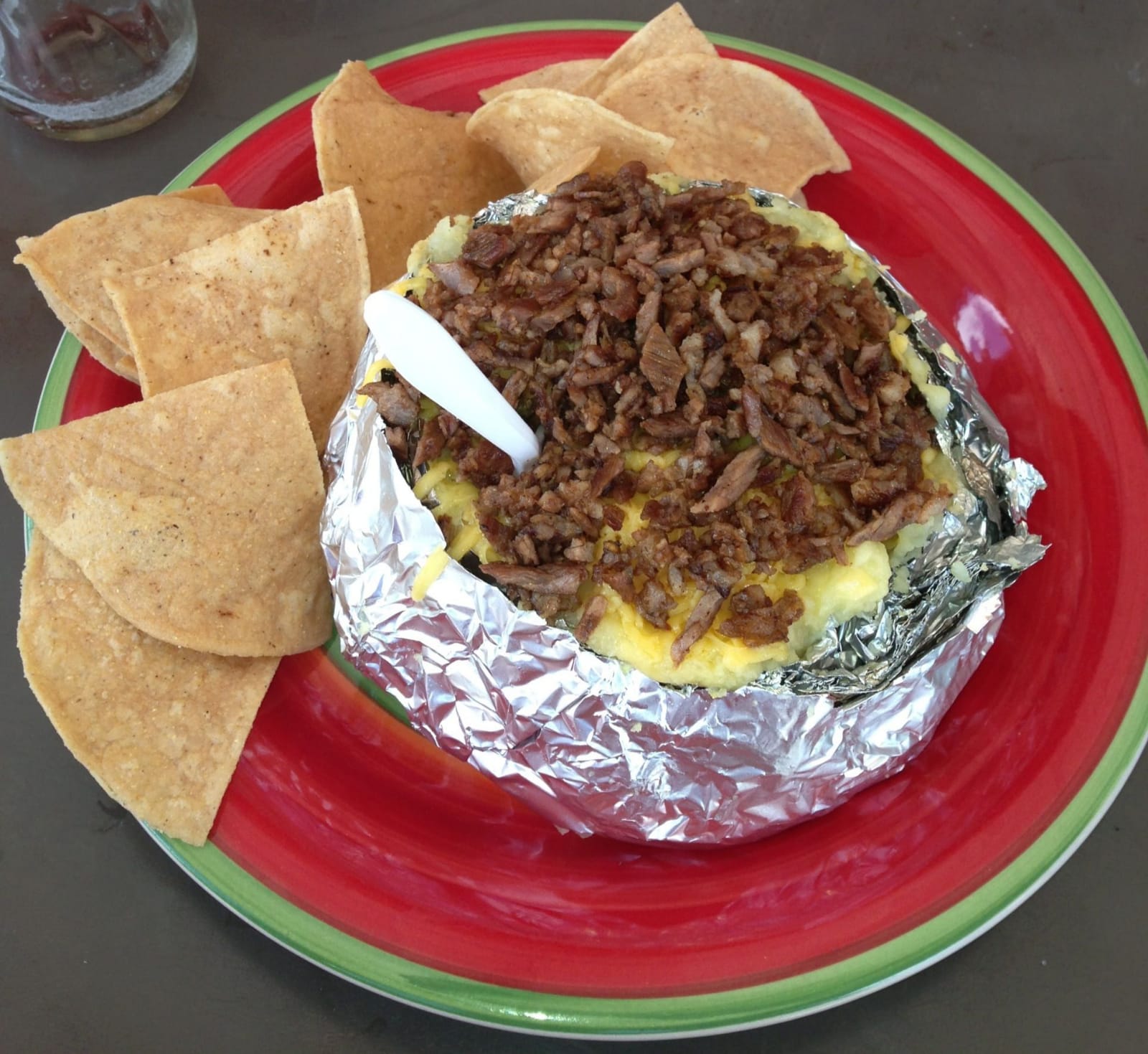 Papa Rellena Arrachera