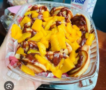 Mini Hot Cakes con Durazno, Grandes (60 pzas)