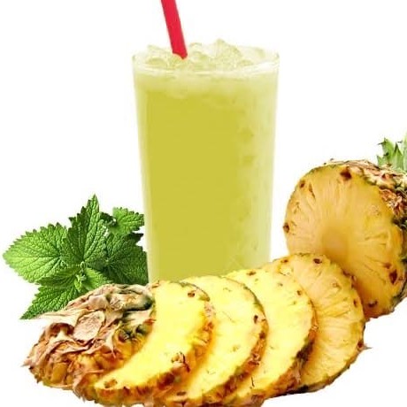 Suco Natural de Abacaxi com Hortelã 300ml Leve, digestivo e revigorante. Feito com frutas frescas e hortelã natural, sem açúcar ou aditivos. Rico em vitamina C e com propriedades que auxiliam na digestão e na hidratação.