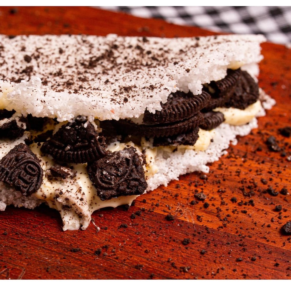 Chocolate branco e óreo