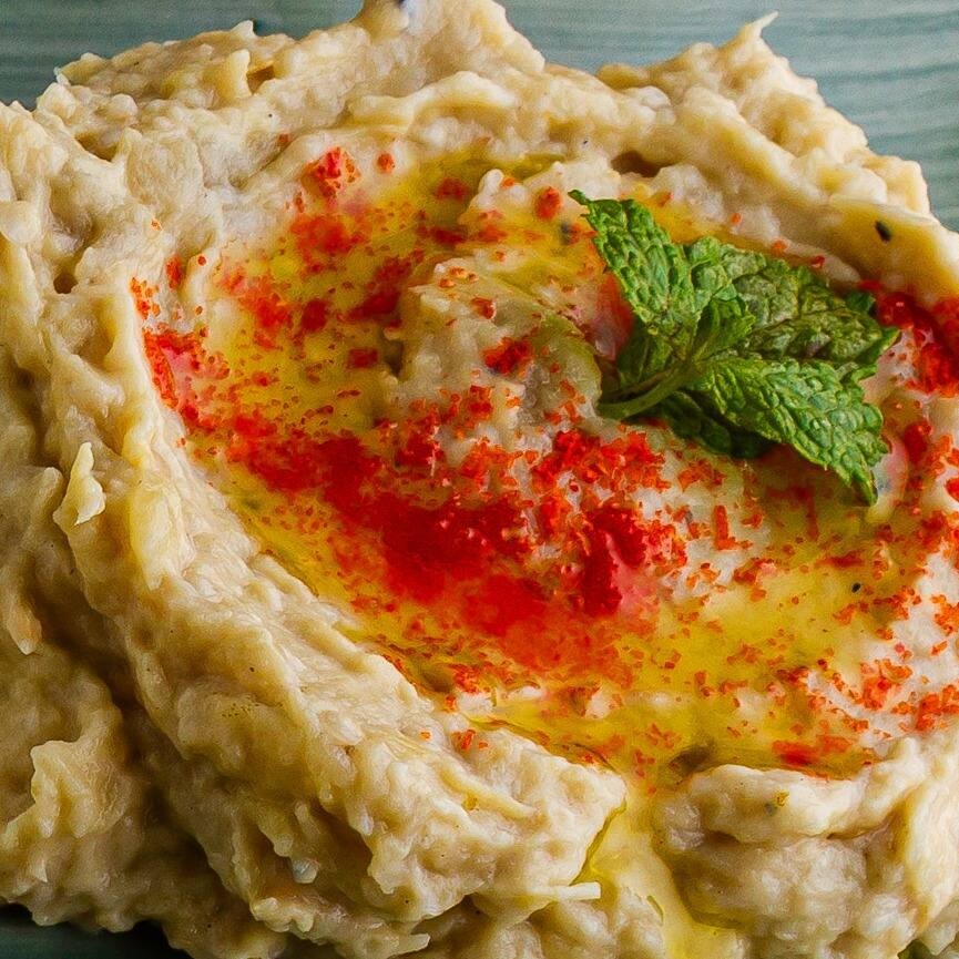 Pasta de berinjela defumada