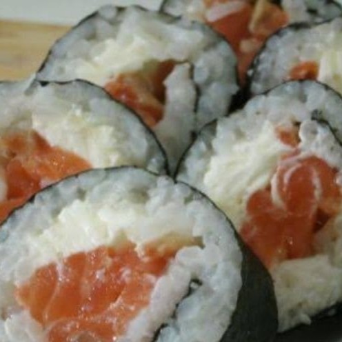 Alga arroz cream chesse salmom